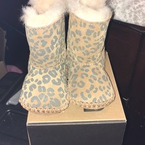 Baby girl cheetah uggs